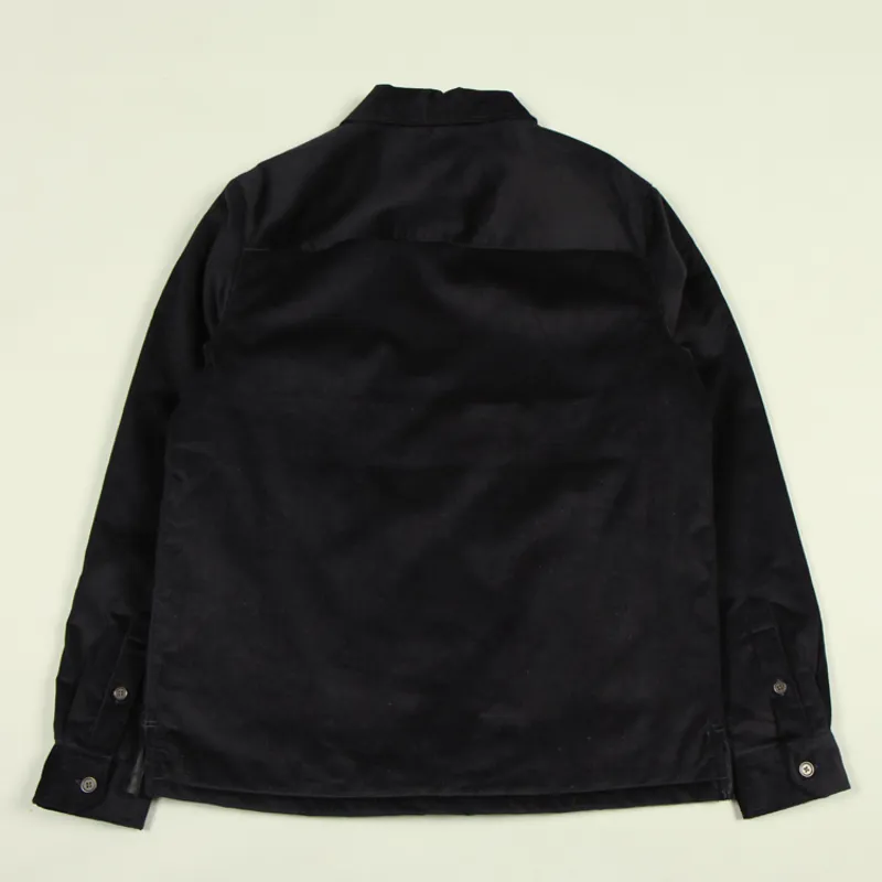 Farah Hunter Quilted Shirt - True Navy-2